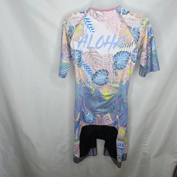 Wixen PRO Race Trisuit Women Aerodynamic Bike Run Swim Suit Back Pocket Size XL - Picture 2 of 14